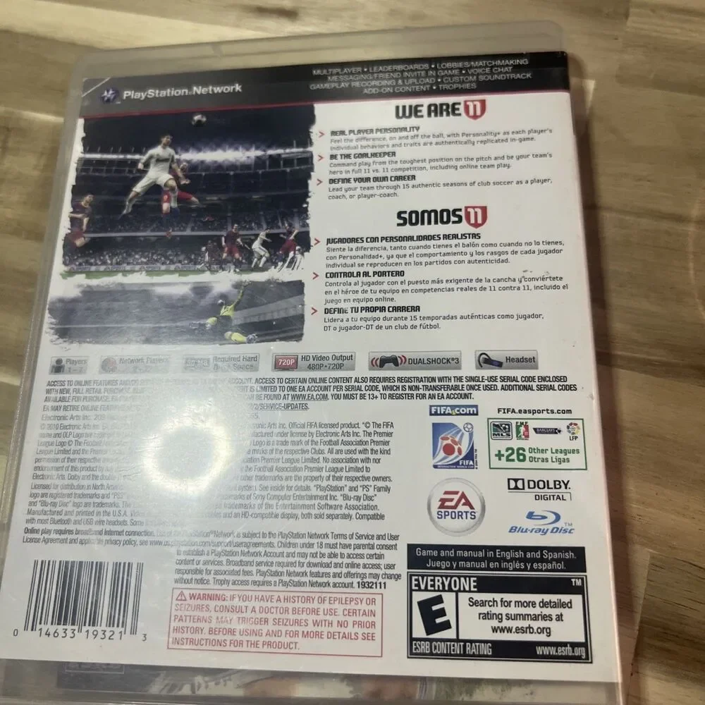 FIFA‎ Soccer 11 (Sony PlayStation 3, 2010)